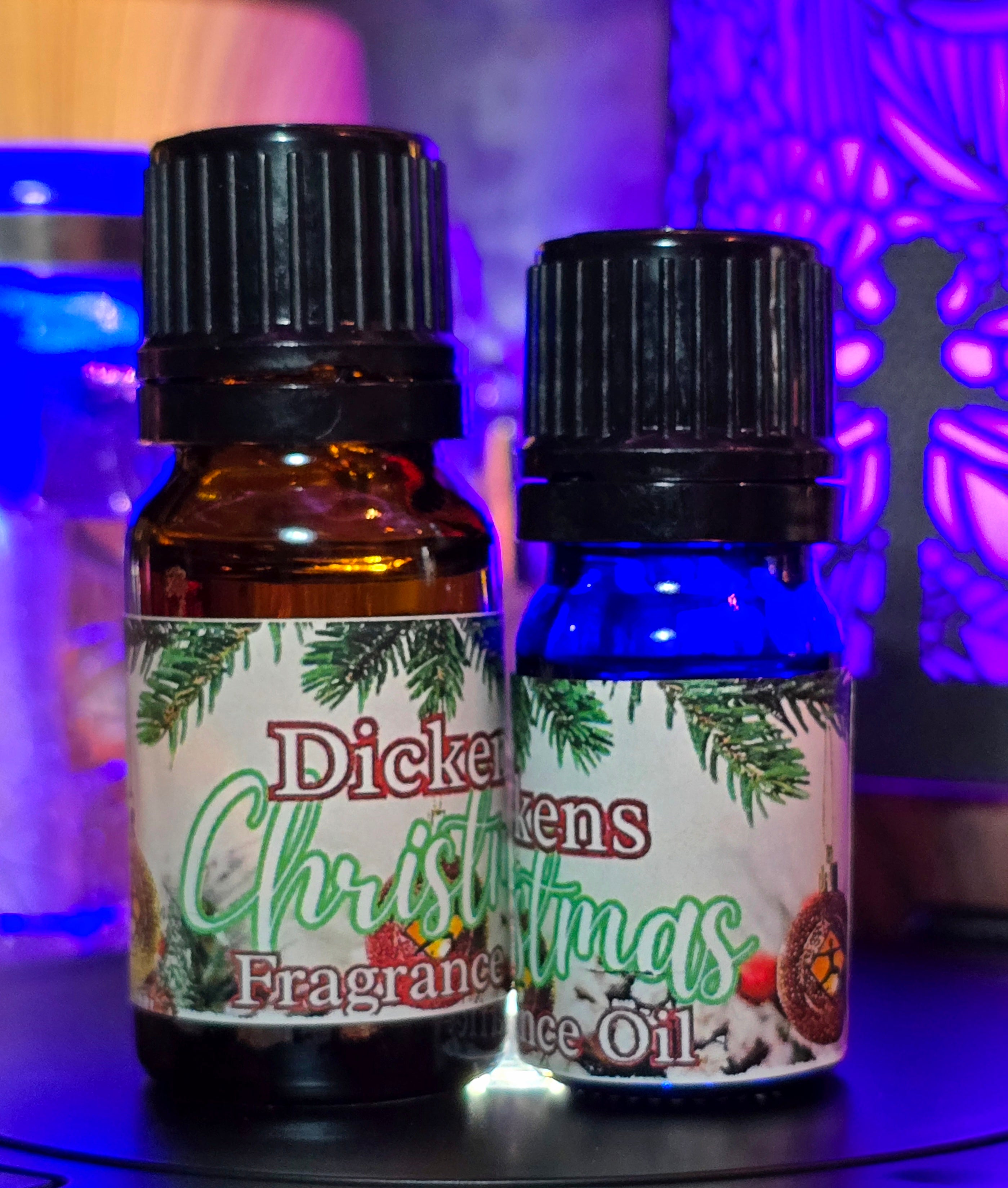 Dickens Christmas Fragrance Oil 5ml and 10ml bottles Dewald Chiropractic Spa