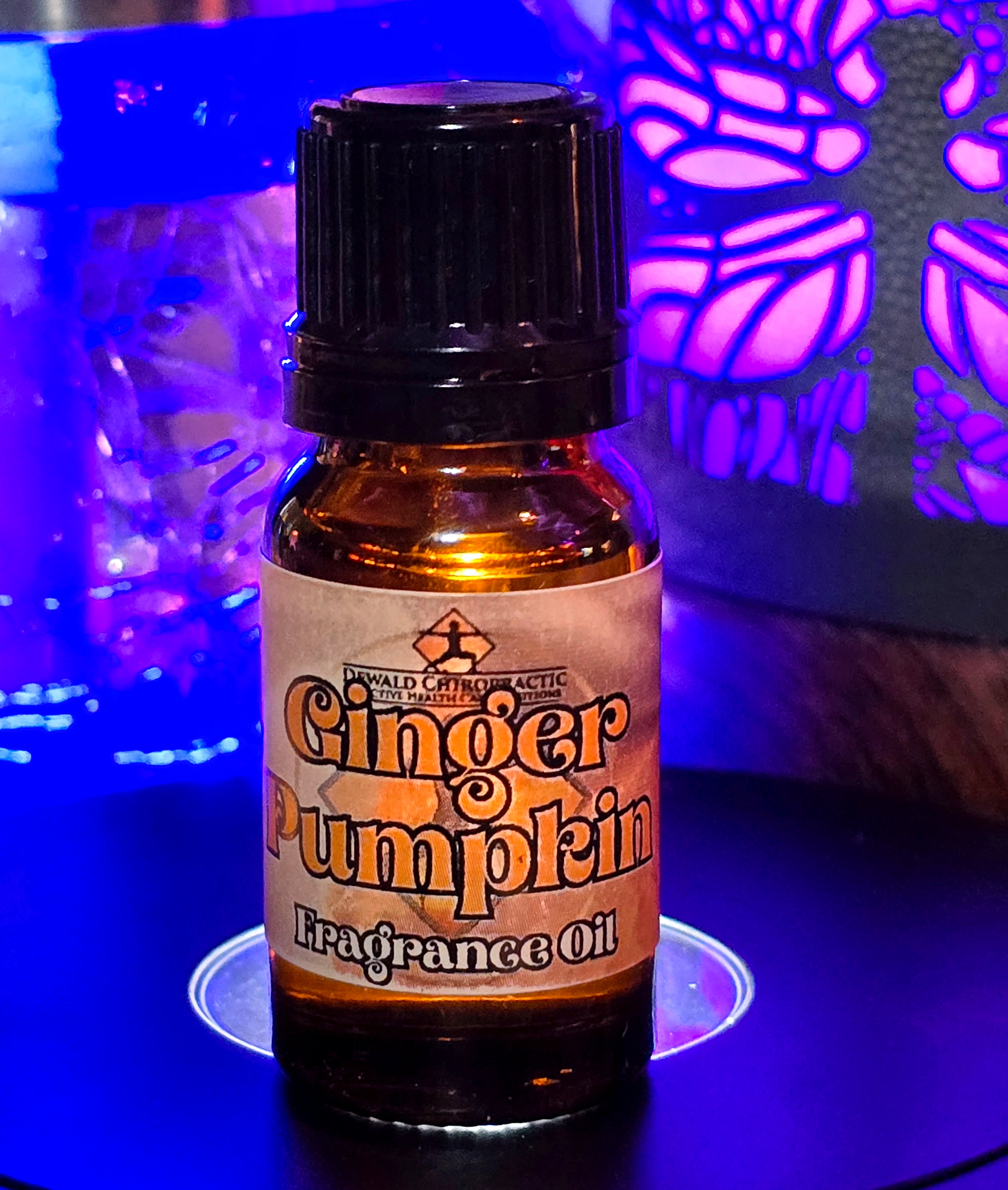Ginger Pumpkin Fragrance Oil 10ml bottle Dewald Chiropractic Spa