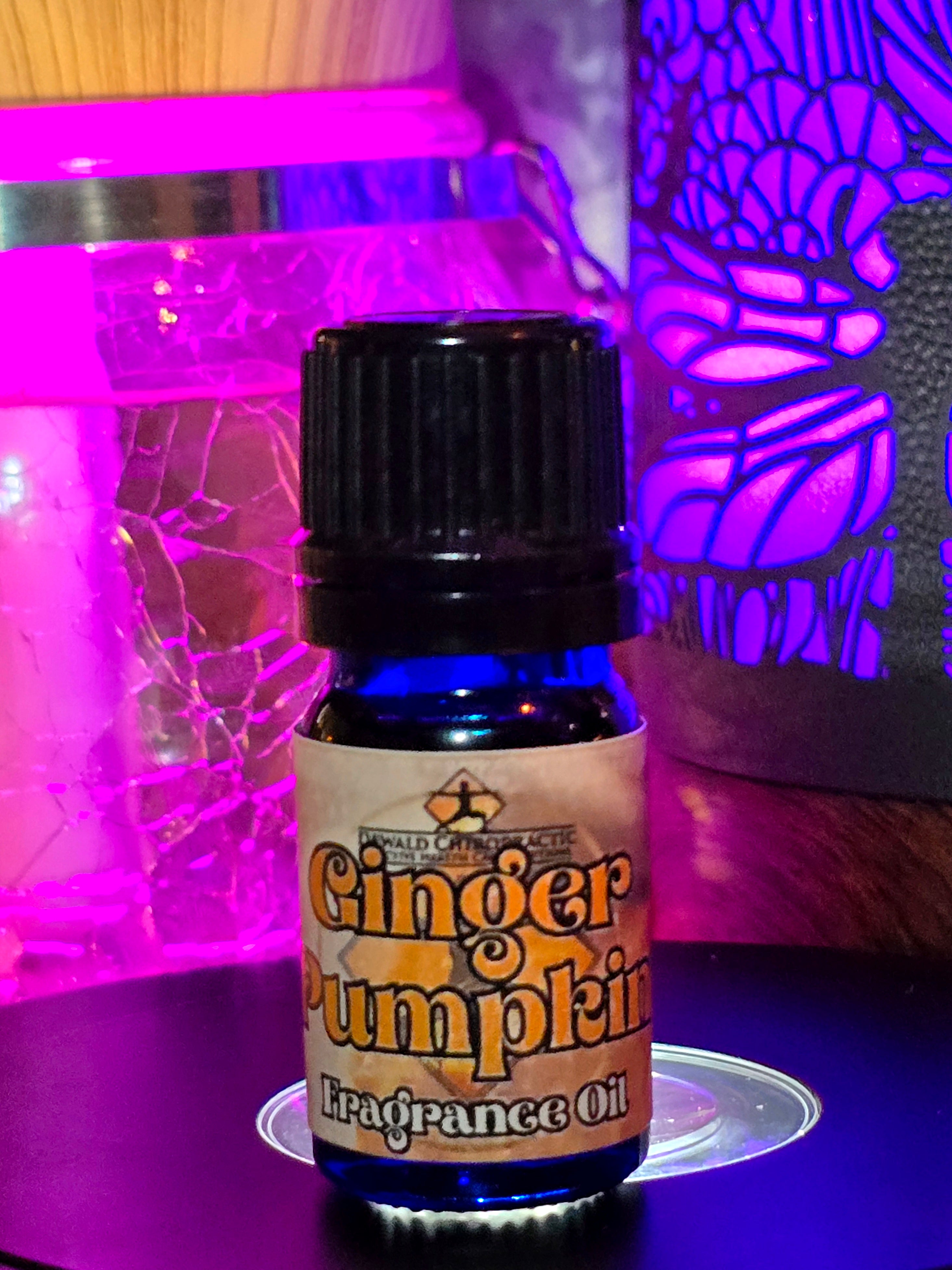 Ginger Pumpkin Fragrance Oil 5ml bottle Dewald Chiropractic Spa