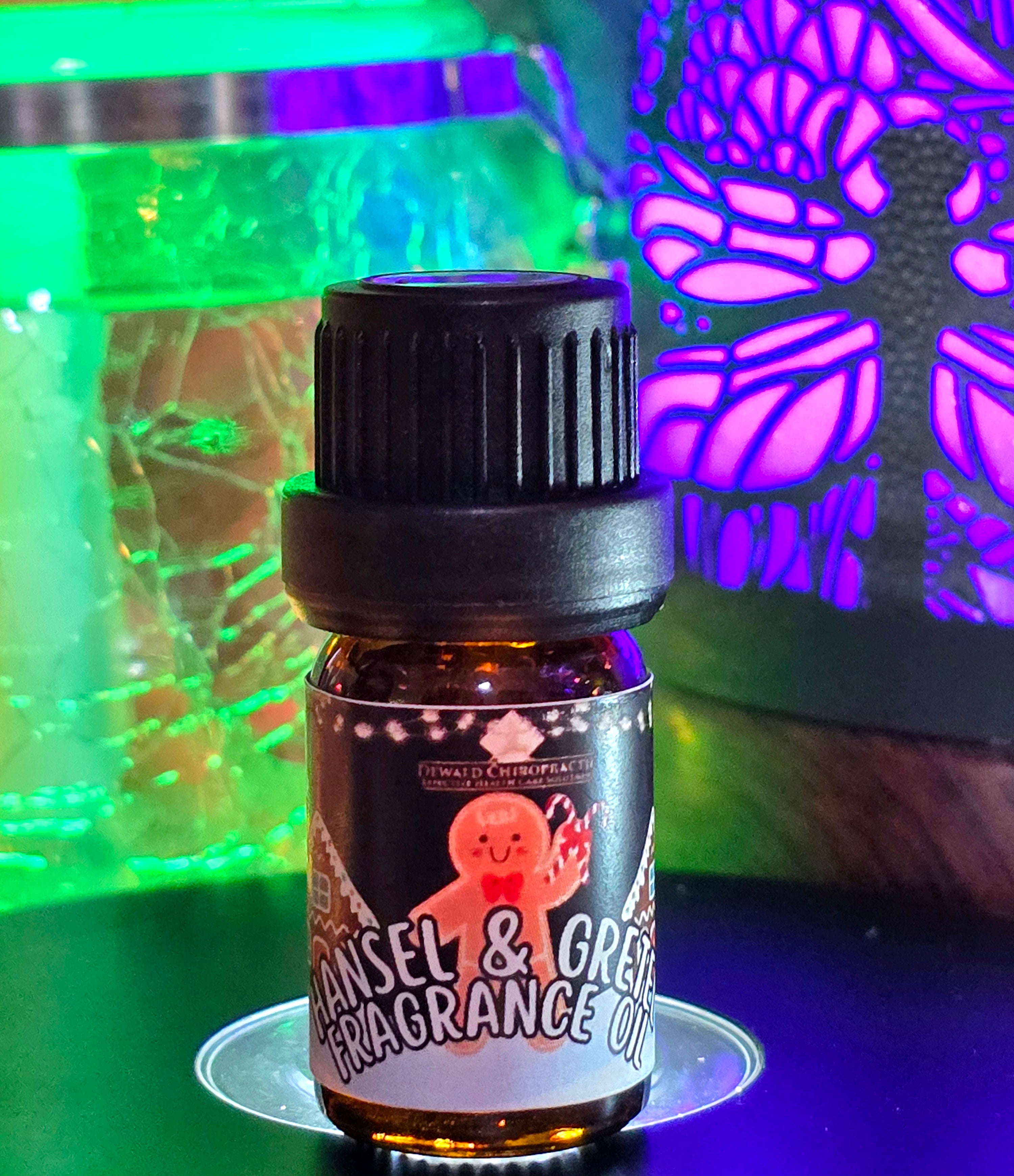 Hansel and Gretel fragrance oil 5ml bottle Dewald Chiropractic Spa