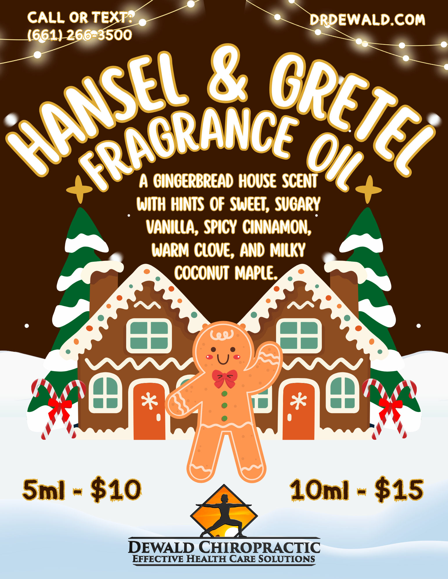 Hansel and Gretel fragrance oil gingerbread vanilla cinnamon holiday scent