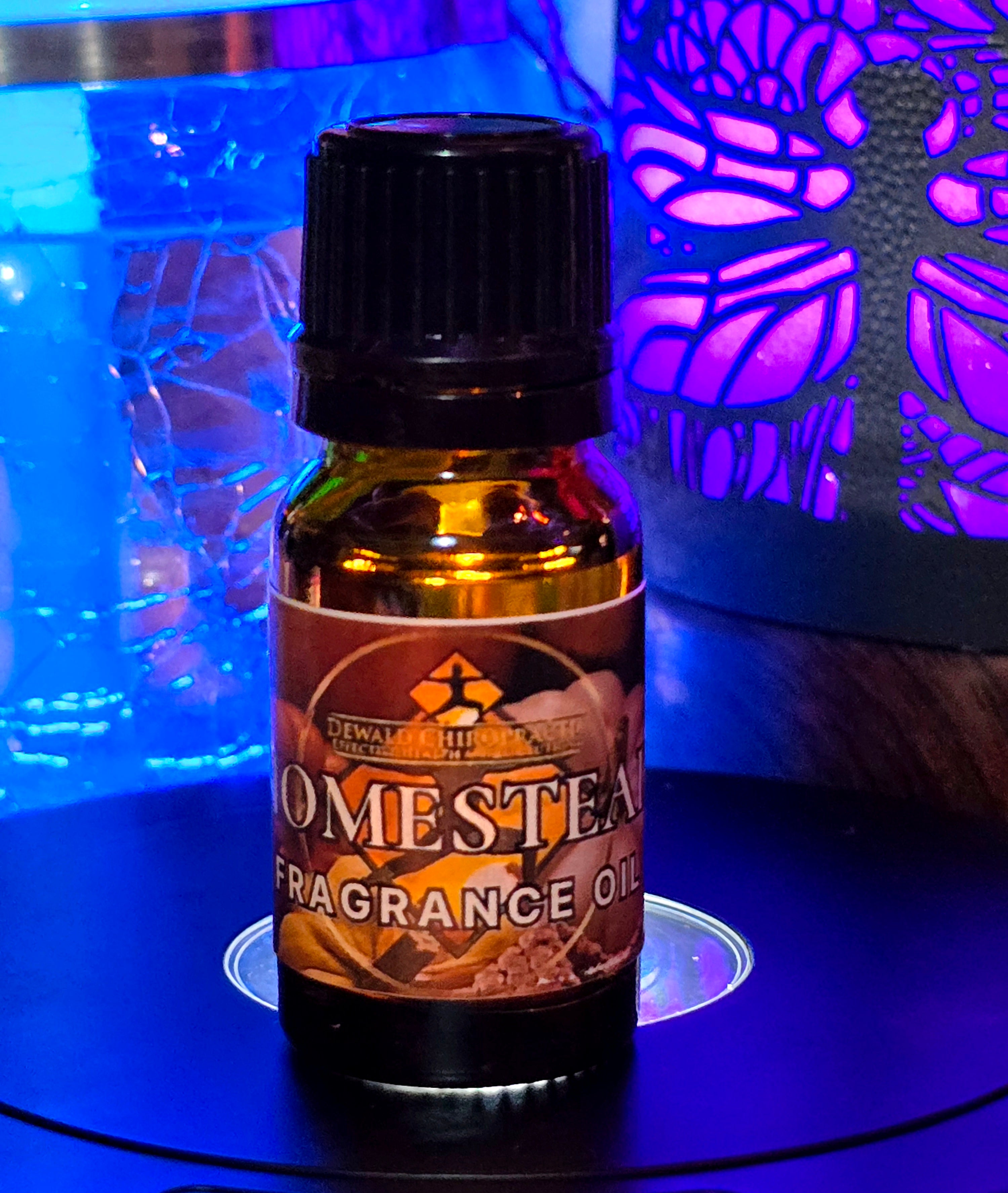 Homestead Fragrance Oil 10ml bottle Dewald Chiropractic Spa