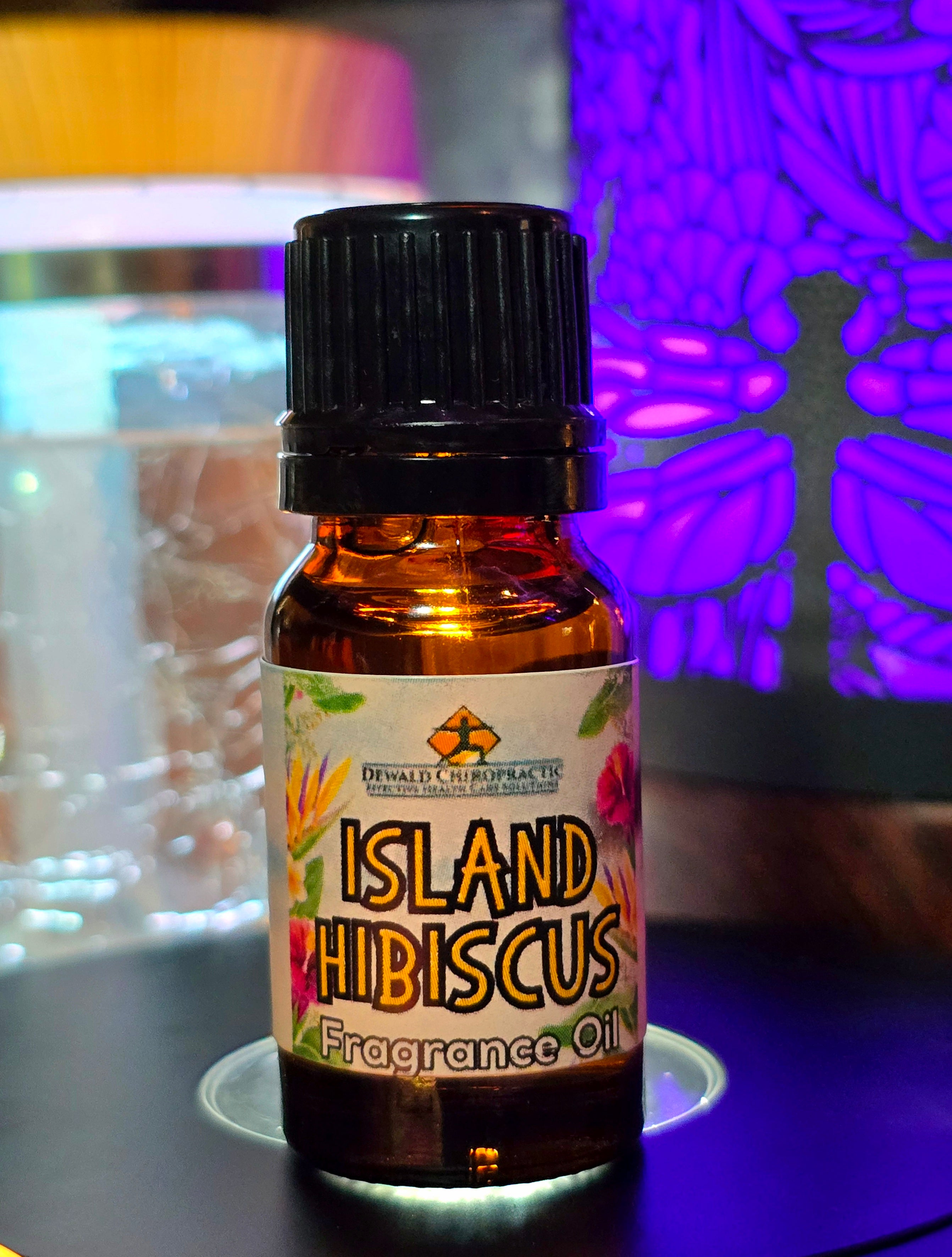 Island Hibiscus Fragrance Oil 10ml bottle Dewald Chiropractic Spa