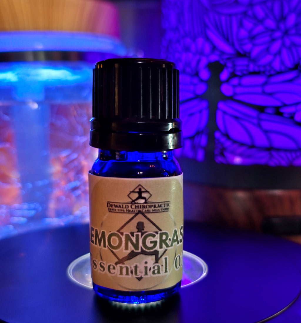Lemongrass Essential Oil 5ml bottle Dewald Chiropractic Spa