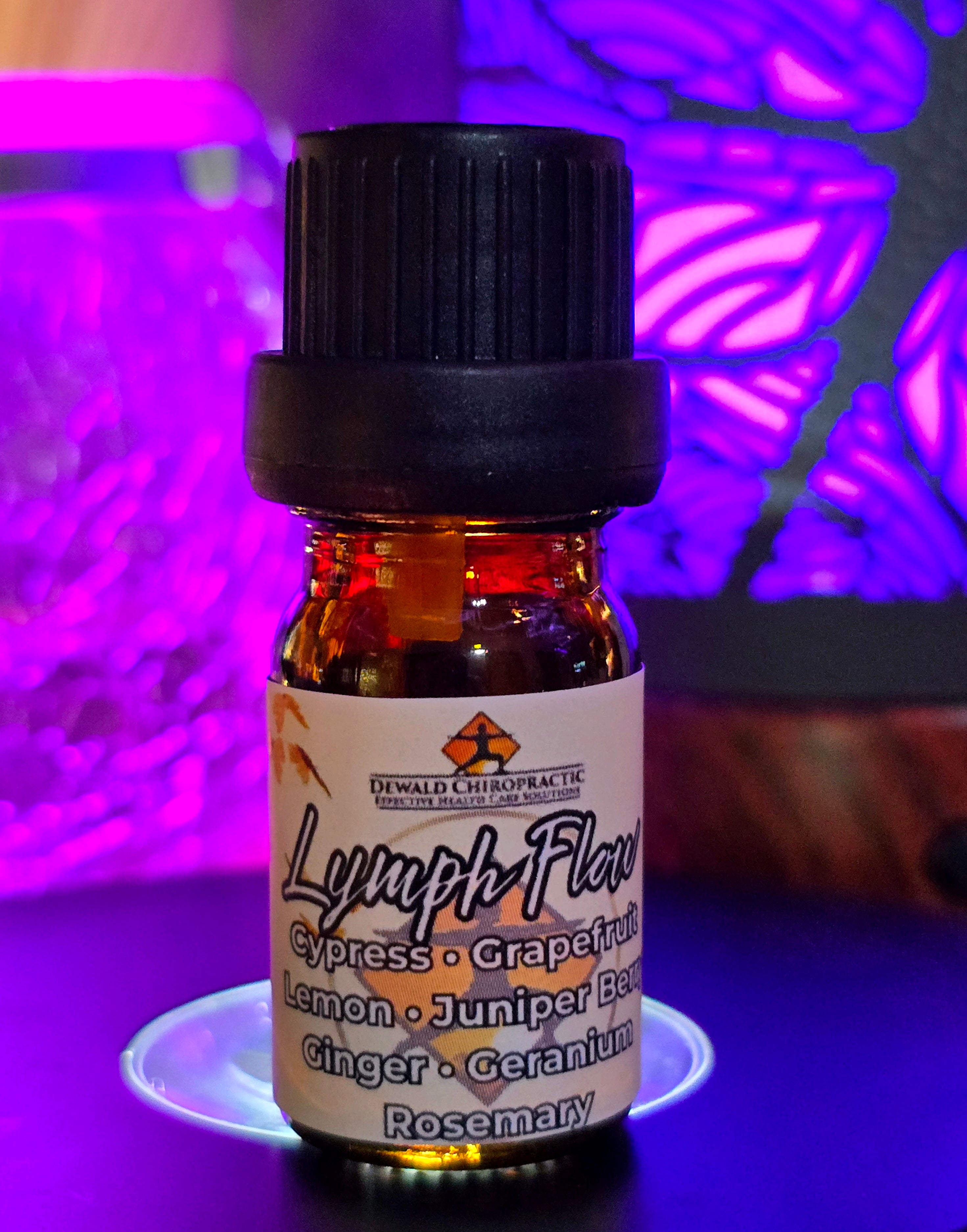 Lymph Flow functional oil blend 5ml pure oil Dewald Chiropractic Spa