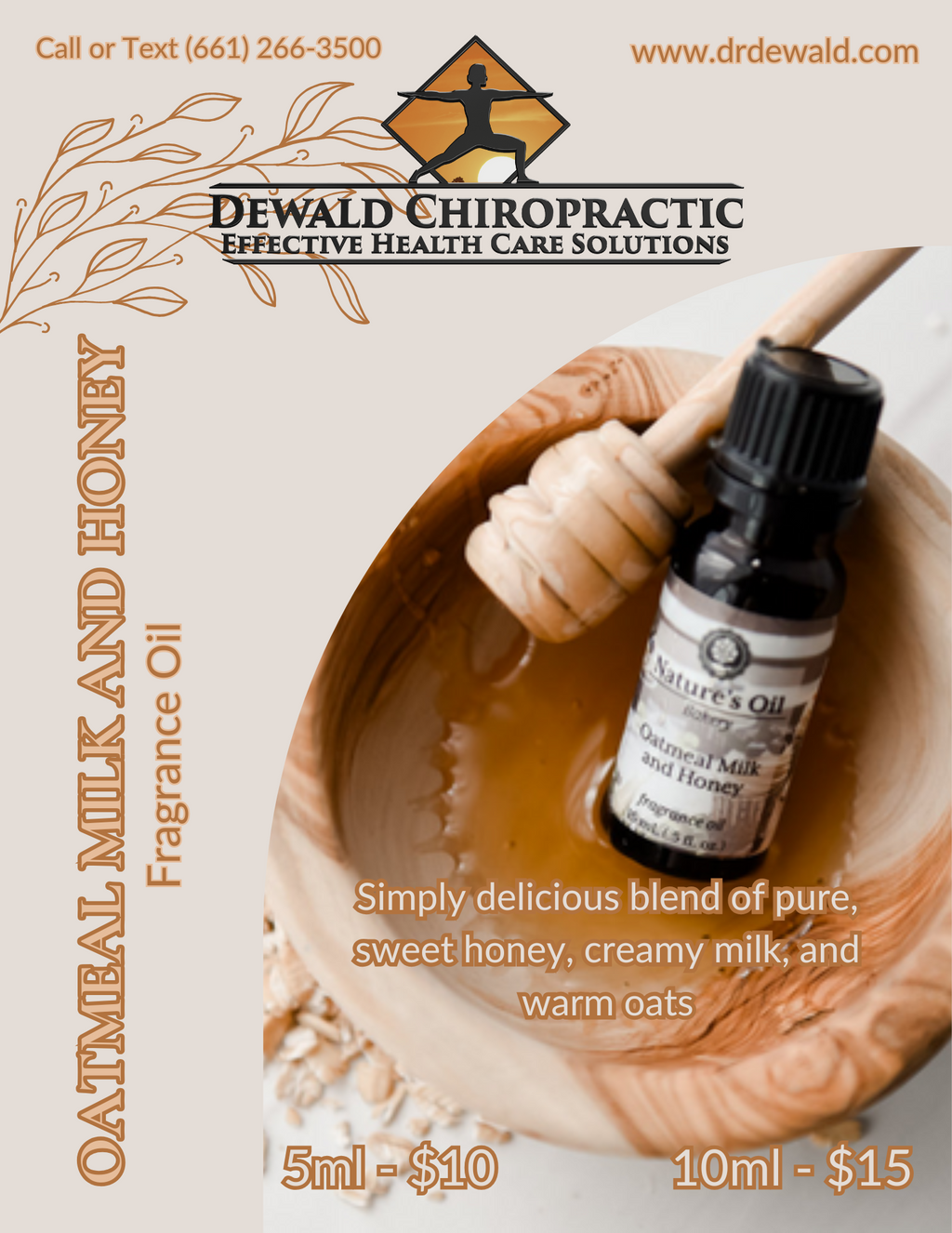 Oatmeal Milk and Honey Fragrance Oil sweet honey creamy milk warm oats scent