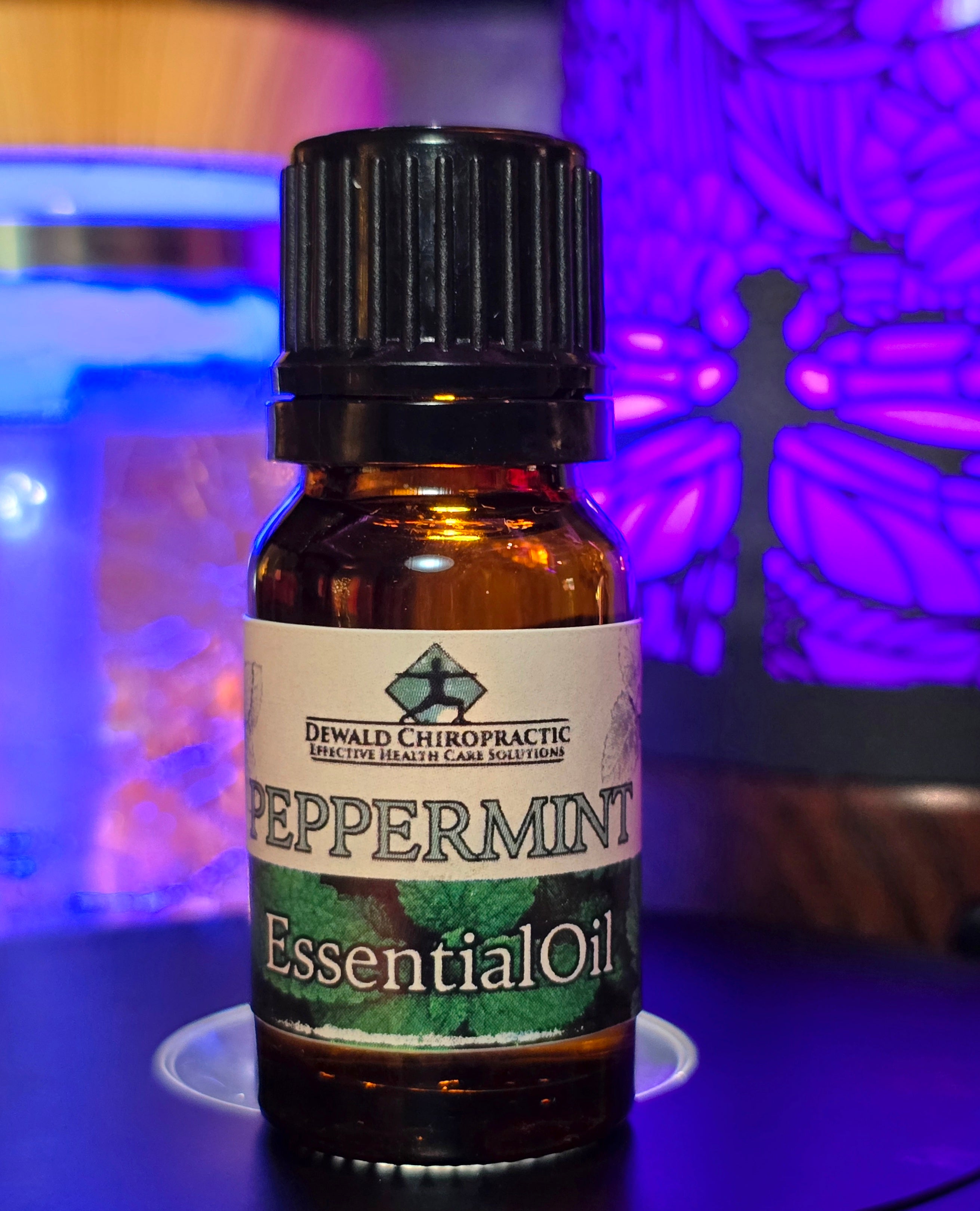 Peppermint essential oil 10ml bottle Dewald Chiropractic Spa