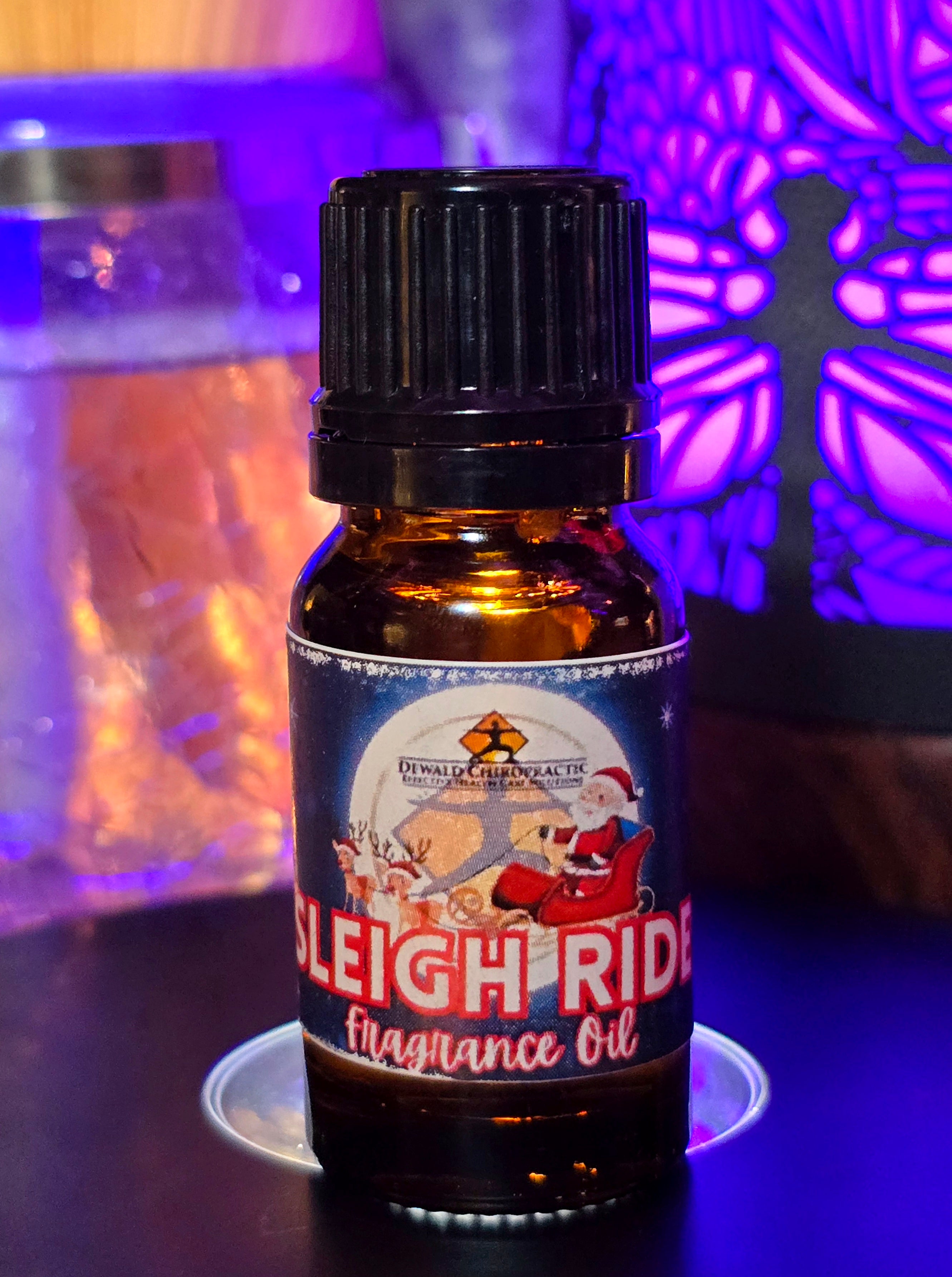 Sleigh Ride fragrance oil 10ml bottle Dewald Chiropractic Spa