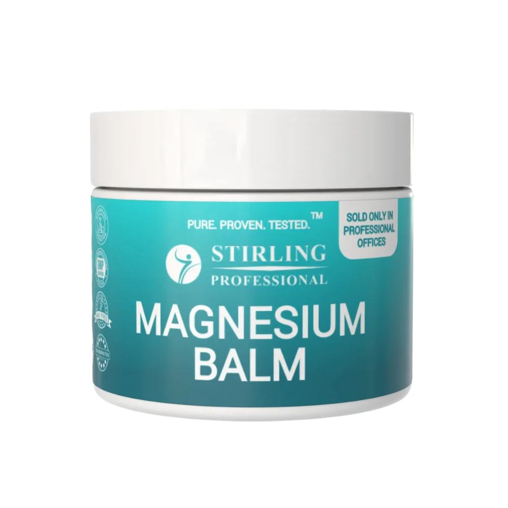 Stirling Professional CBD-Free Magnesium Balm in a 2 ounce jar