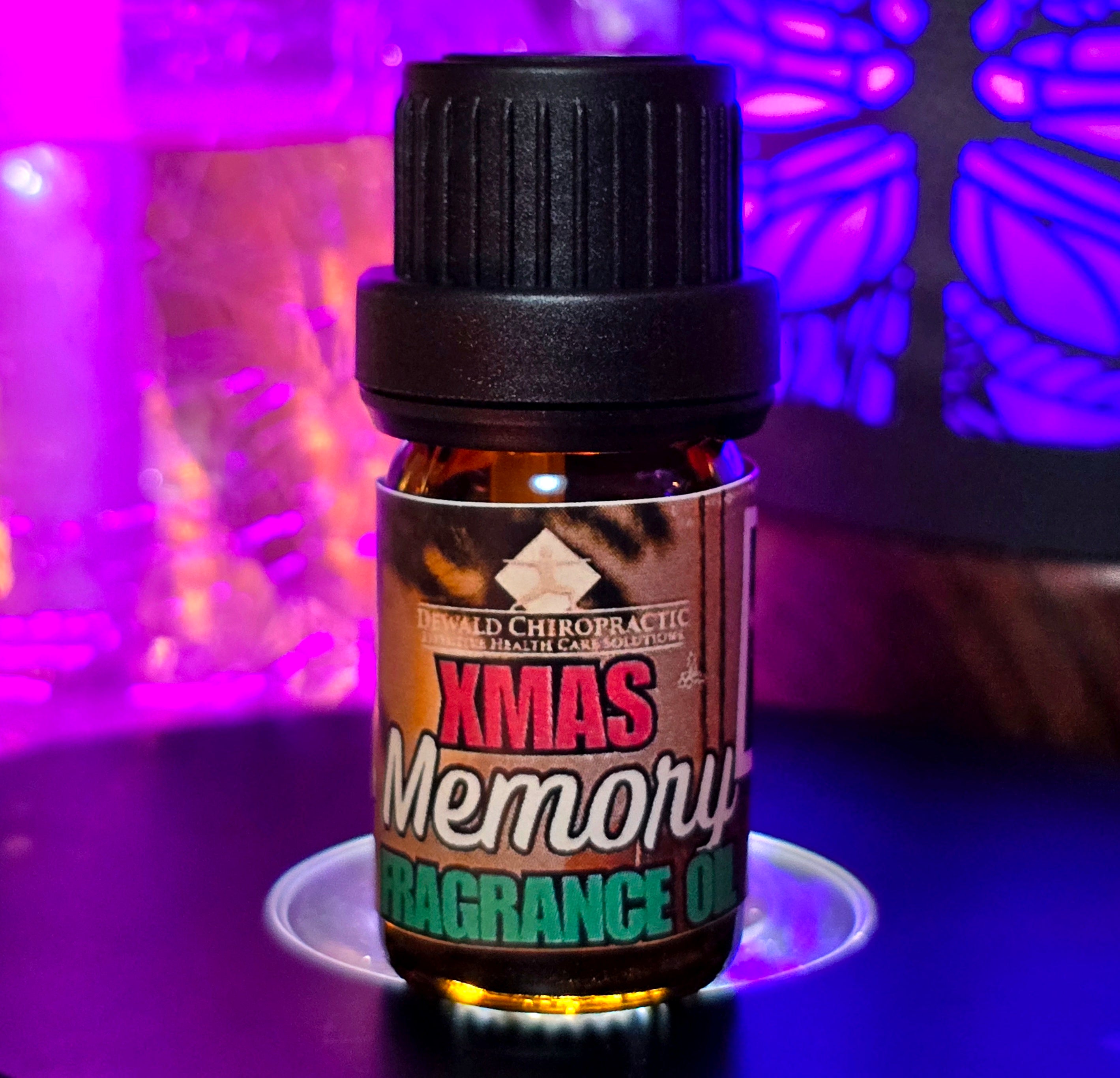 Xmas Memory fragrance oil 5ml bottle Dewald Chiropractic Spa